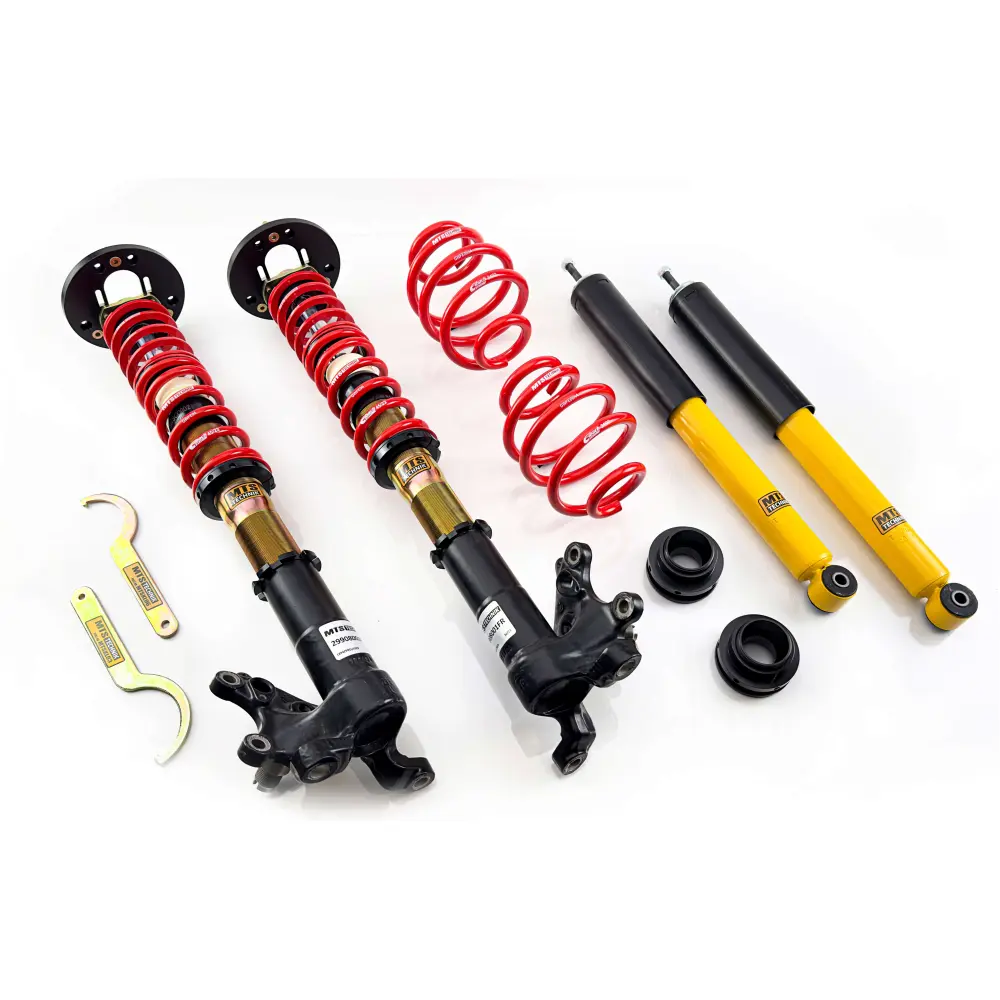 MTS coilover ghiera regolabile BMW 3 Convertible (E30) 11/82 - 05/93 318 i/320 i/325 i serie Comfort con piastre camber MTSGWBM82-C