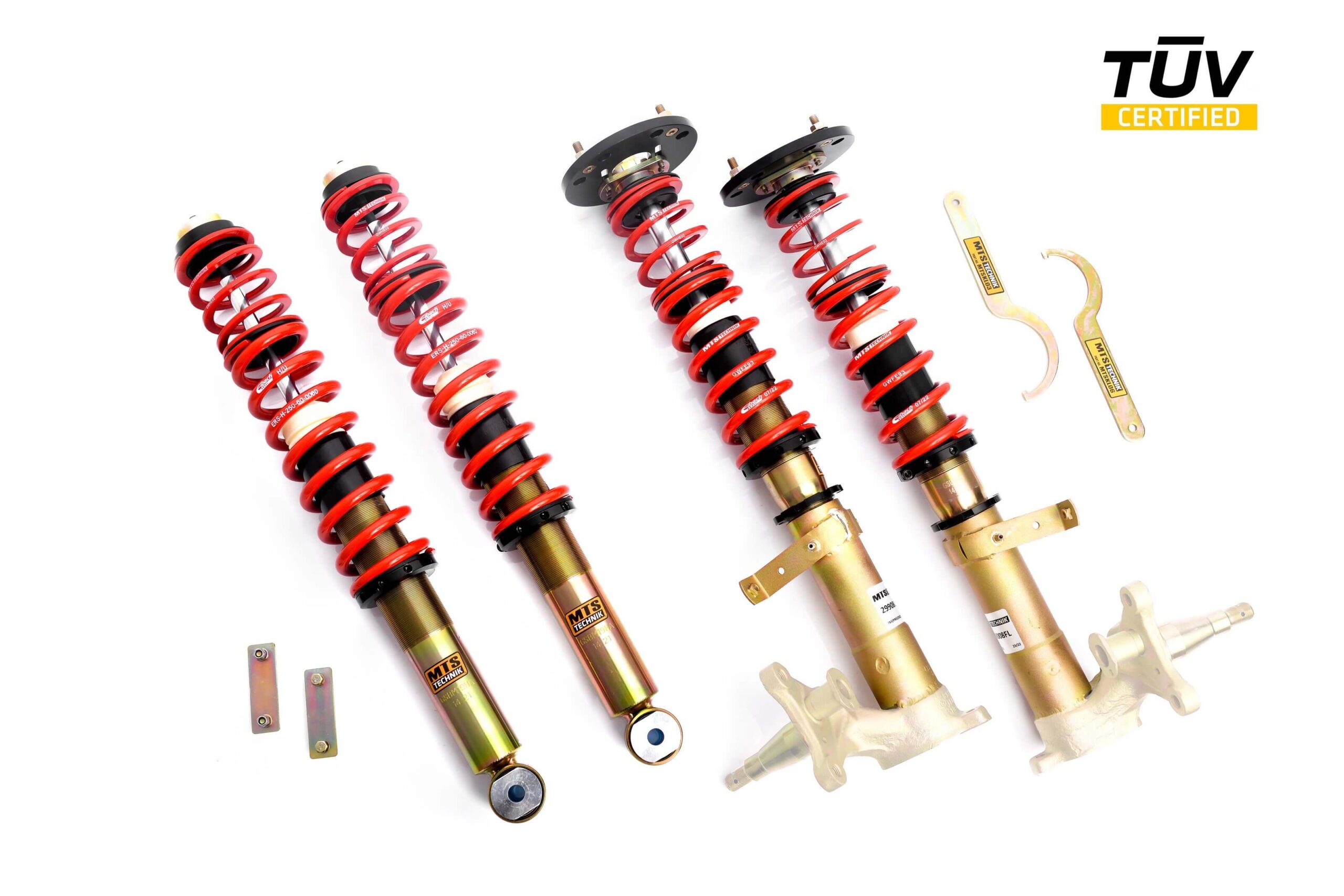 MTS coilover ghiera regolabile BMW 7 (E23) 09/81 - 04/88 728/728 i/730/732 i/733 i/735 i/745 i serie Street con piastre camber MTSGWBM87