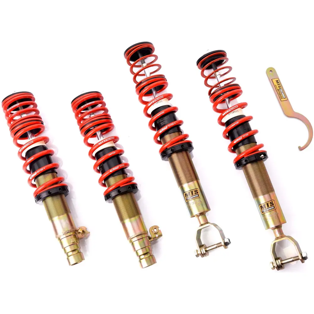 MTS coilover ghiera regolabile Honda CIVIC IV Hatchback (EC/ED/EE) 09/87 - 10/93 1.3 (EC8)/1.3 16V Cat (EC8)/1.4 L (EC9)/1.5/1.5 i 16V (ED6)/1.6 i 16V (ED7)/1.6 i 16V Vtec (EE9) serie Comfort  MTSGWHO04-C