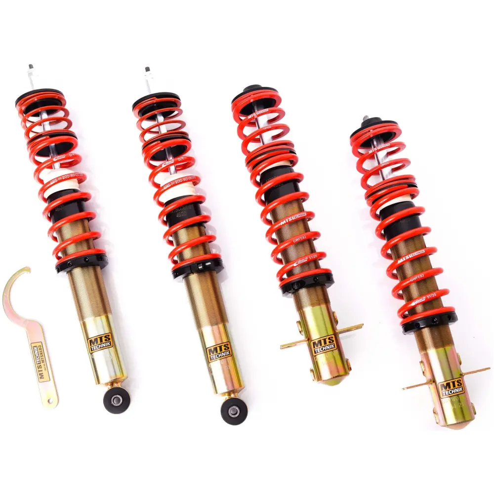 MTS coilover ghiera regolabile Volkswagen GOLF I (17) 04/74 - 12/85 1.1/1.3/1.5/1.5 D/1.6/1.6 D/1.6 GTI/1.6 TD/1.8 GTI serie Comfort  MTSGWVW06-C