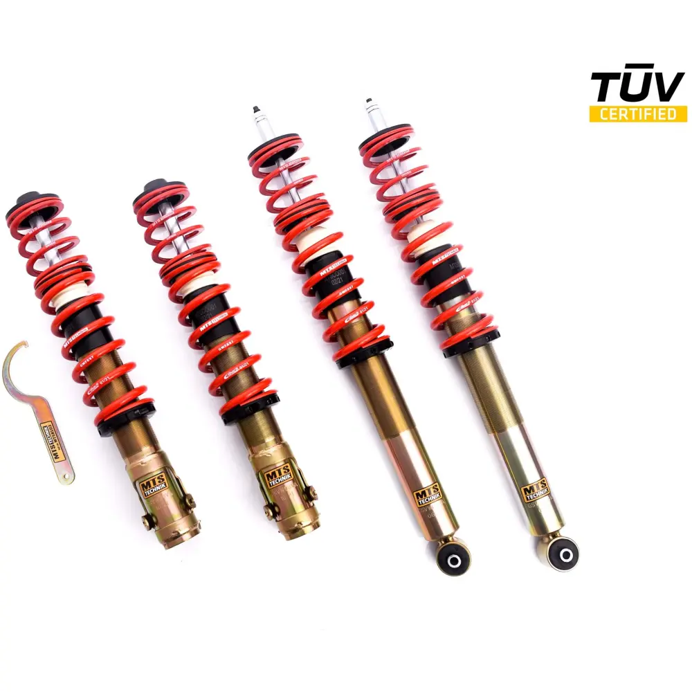 MTS coilover ghiera regolabile Volkswagen GOLF II (19E/1G1) 08/83 - 12/92 1.0/1.3/1.3 Cat/1.6/1.6 D/1.6 TD/1.8/1.8 GTI/1.8 GTI 16V/1.8 GTI Cat/1.8 GTI G60/1.8 i Cat serie Comfort  MTSGWVW08-C