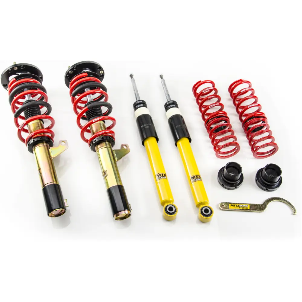 MTS coilover ghiera regolabile Volkswagen T-ROC (A11/D11) 07/17 - 1.5 TSI 4motion/2.0 R 4motion/2.0 TDI 4motion/2.0 TSI 4motion serie Street con piastre camber MTSGWVW111