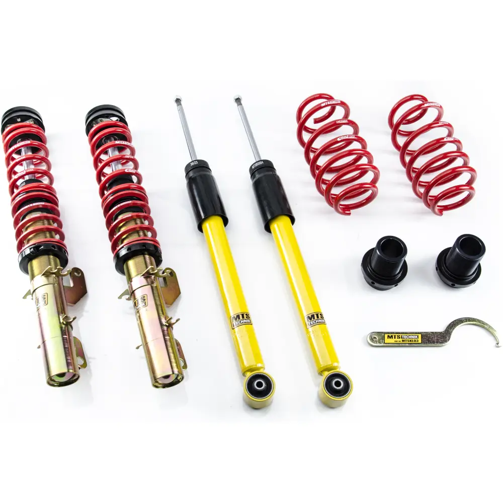 MTS coilover ghiera regolabile Skoda OCTAVIA I (1U) 09/96 - 12/10 1.4/1.4 16V/1.6/1.8/1.8 T/1.9 SDI/1.9 TDI/2.0 serie Street con piastre camber MTSGWVW87