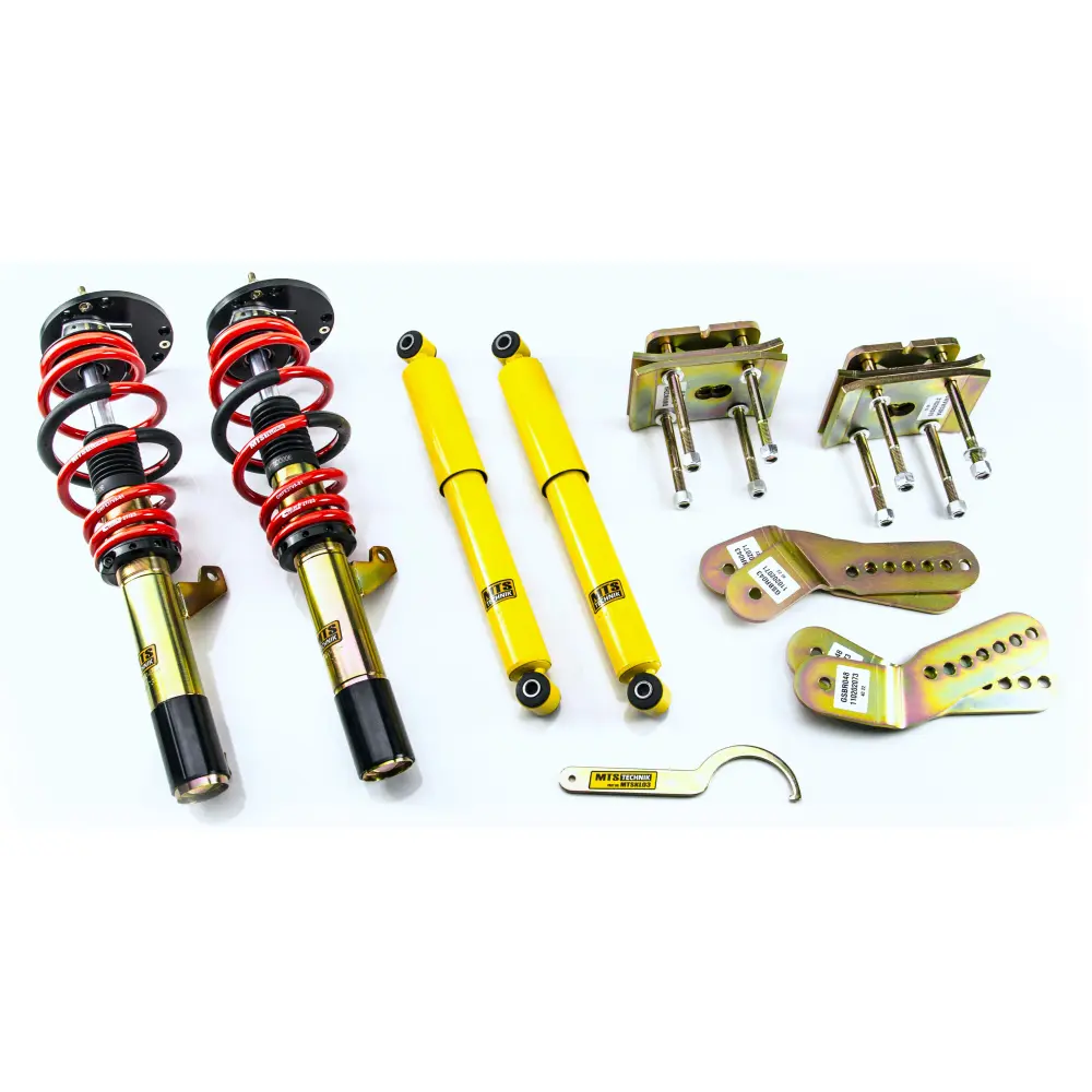 MTS coilover ghiera regolabile Volkswagen CADDY IV Box Body/MPV (SAA/SAH) 05/15 - 1.0 TSI/1.2 TSI/1.4 TSI/1.6/1.6 TDI/2.0 TDI serie Street con piastre camber MTSGWVW93