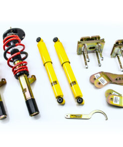 MTS coilover ghiera regolabile Volkswagen CADDY IV Box Body/MPV (SAA/SAH) 05/15 - 1.0 TSI/1.2 TSI/1.4 TSI/1.6/1.6 TDI/2.0 TDI serie Street con piastre camber MTSGWVW93