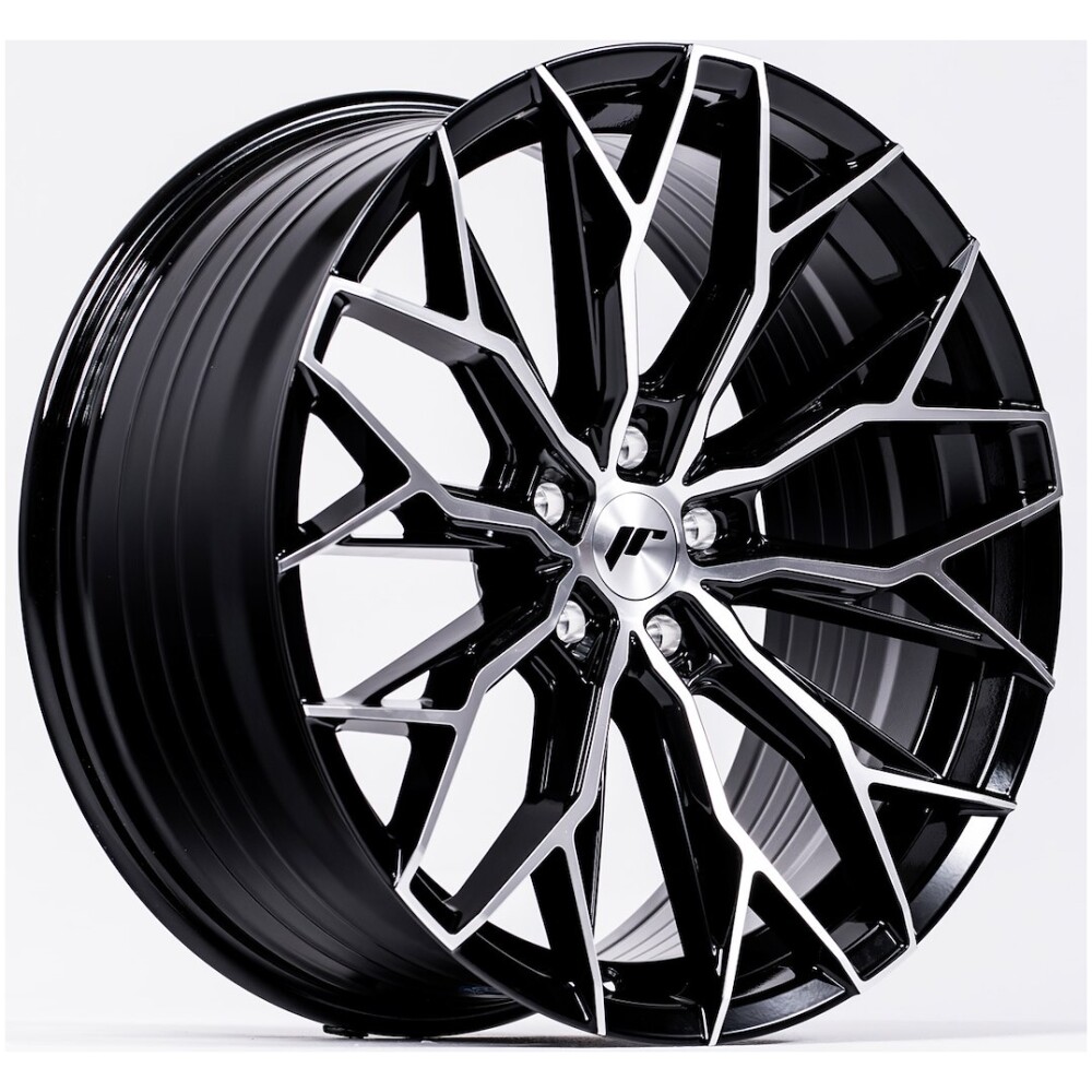 JR Wheels JR49 20x9 ET20-35 5H BLANK Gloss Black Machined Face