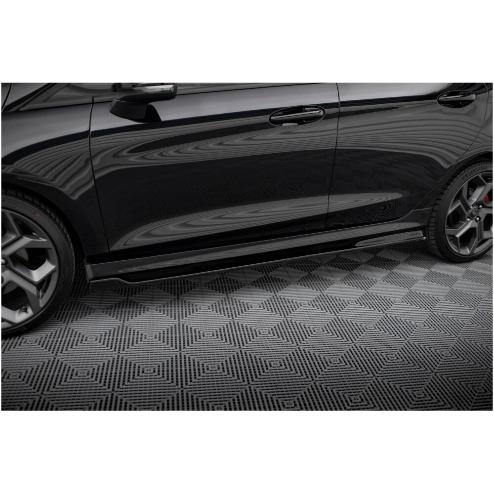 Maxton Design diffusori minigonne V.3 Ford Fiesta Mk8 ST / ST-Line nero opaco