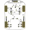 Powerflex Mini R56/57 Gen 2 (2006 - 2013)    Boccola anteriore del braccio oscillante posteriore Fig.10 (2) PFR5-1102BLK - immagine 2