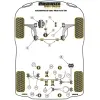 Powerflex Volkswagen   Golf Plus 5M (2004-2009)  Boccola barra antirollio anteriore 23,6 mm Fig.3 (2) PFF85-503-23.6BLK - immagine 2