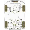 Powerflex Volkswagen  Passat B6 & B7 Typ3C (2006-2013)   Boccola anteriore del braccio oscillante anteriore Fig.1 (2) PFF85-501BLK - immagine 2