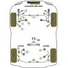 Powerflex Audi   A4 Quattro (1995-2001)  Boccola barra antirollio posteriore 15mm Fig.10 (2) PFR3-210-15BLK - immagine 2