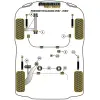 Powerflex Porsche 911 Classic (1987 - 1989)    Boccola di supporto del cuscinetto del piantone dello sterzo Fig.5 (1) PFF57-405BLK - immagine 2