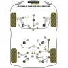 Powerflex Audi   A3 / S3 MK3 8V 125 CV plus (2013 - 2020) Multi Link  Boccola esterna del braccio oscillante superiore posteriore con campanatura regolabile Fig.13 (2) PFR85-513GBLK - immagine 2