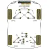 Powerflex Lotus Elise (1996 - 2021) Series 1 (1996-2001)   Kit boccola posteriore cavo cambio Fig.40 (1) PFR34-240BLK - immagine 2