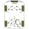 Powerflex Lotus  Exige Serie 1 (2000-2002)   Kit boccola posteriore cavo cambio Fig.40 (1) PFR34-240BLK - immagine 2