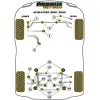 Powerflex Audi   A5 Quattro (2007-2016)  Boccola del braccio di controllo superiore anteriore Fig.3 (4) PFF3-203BLK - immagine 2