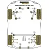 Powerflex Subaru  Legacy BC, BF, BJ (1989 - 1993)   Boccola del collegamento laterale posteriore Fig.12 (6) PFR69-110BLK - immagine 2