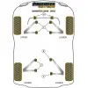 Powerflex Tesla Roadster (2008-2012)    Boccola del braccio oscillante anteriore e posteriore Fig.1 (14) PF34-1001BLK - immagine 2