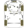 Powerflex Seat  Cordoba MK1 6K (1993-2002)   Boccola e inserti di montaggio del motore anteriore inferiore Fig.20 (1) PFF85-280BLK - immagine 2