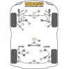 Powerflex Audi   A4 Quattro (1995-2001)  Boccola interna del braccio superiore posteriore (braccio fuso) Fig.9 (4) PFR3-216 - immagine 2