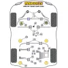 Powerflex BMW Serie 5  E61 Touring  Boccola di montaggio posteriore del telaio ausiliario posteriore Fig.21 (2) PFR5-722 - immagine 2