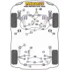 Powerflex Volkswagen   Bora 4Motion (1999-2005)  Boccola anteriore del braccio oscillante anteriore 30mm Fig.1 (2) PFF85-201 - immagine 2