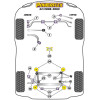 Powerflex Audi A4 (2008-2016) Braccio del raggio inferiore anteriore alla boccola del telaio Caster regolabile Fig.2 (2) PFF3-702G 3 Diag 3122jpgw600