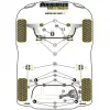 Powerflex Volvo V60 incl. R (2011 - 2018)    Inserto barra di coppia superiore Fig.30 (1) PFF88-1030BLK - immagine 2
