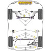 Powerflex Volvo S80 (2006 - 2016) Inserti boccola anteriore telaio ausiliario posteriore Fig.20 (2) PFR19-1920 3 Diag 3172jpgw600