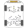 Powerflex Audi   A3 / S3 MK3 8V 125 CV plus (2013 - 2020) Multi Link  Boccola anteriore del braccio oscillante anteriore Fig.1 (2) PFF85-501 - immagine 2
