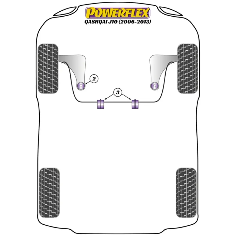Powerflex Nissan Qashqai J10 (2006 - 2013) Perno guida di montaggio ruota PowerAlign (1) PF99-512-15 2 Powerflex Nissan Qashqai J10 (2006 - 2013) Perno guida di montaggio ruota PowerAlign (1) PF99-512-15 - immagine 2
