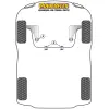 Powerflex Nissan Qashqai J10 (2006 - 2013) Perno guida di montaggio ruota PowerAlign (1) PF99-512-15 3 Diag 3417jpgw600