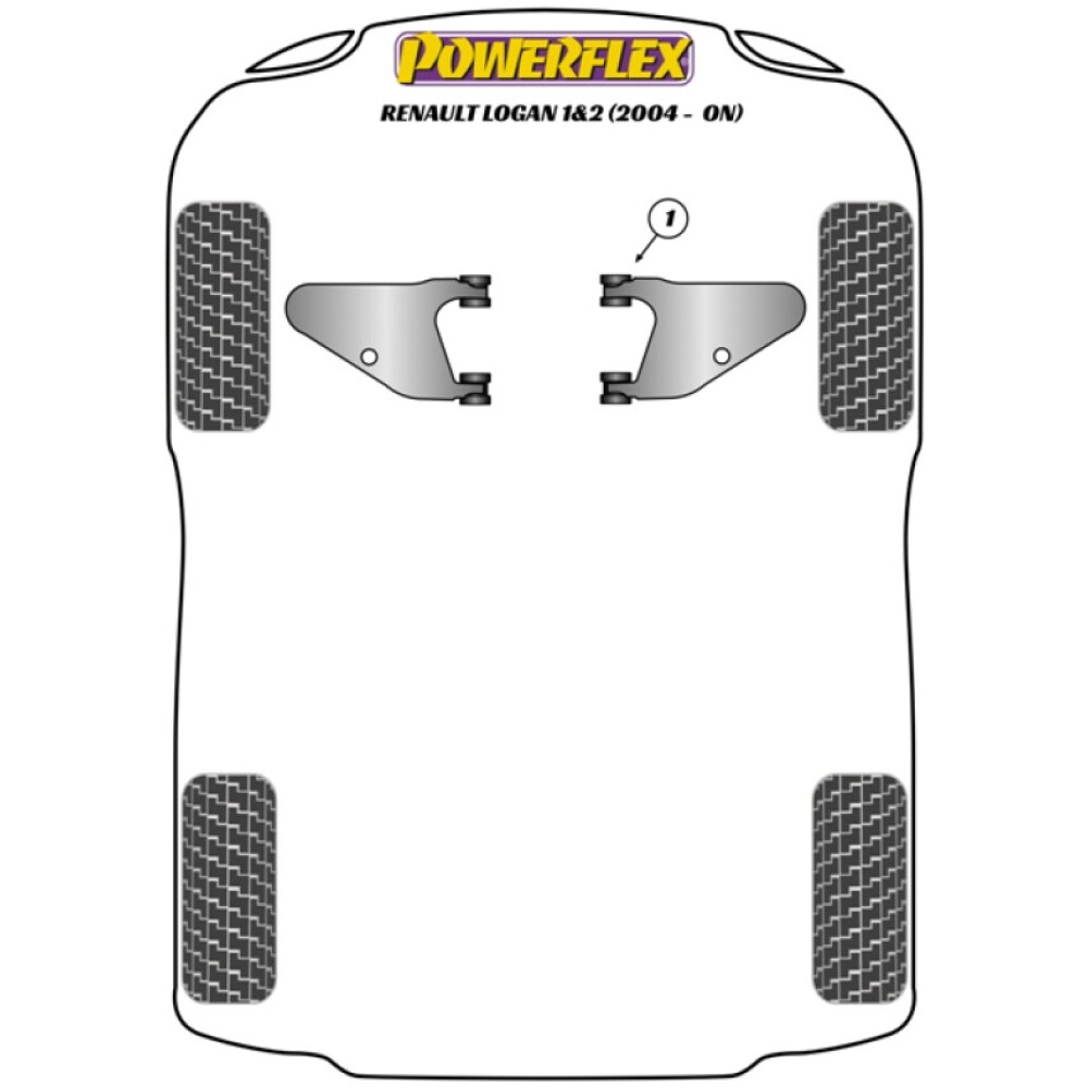 Powerflex Renault Logan I & II incl. Stepway (2004 - in poi) Perno guida di montaggio ruota PowerAlign (1) PF99-512-15 2 Powerflex Renault Logan I & II incl. Stepway (2004 - in poi) Perno guida di montaggio ruota PowerAlign (1) PF99-512-15 - immagine 2