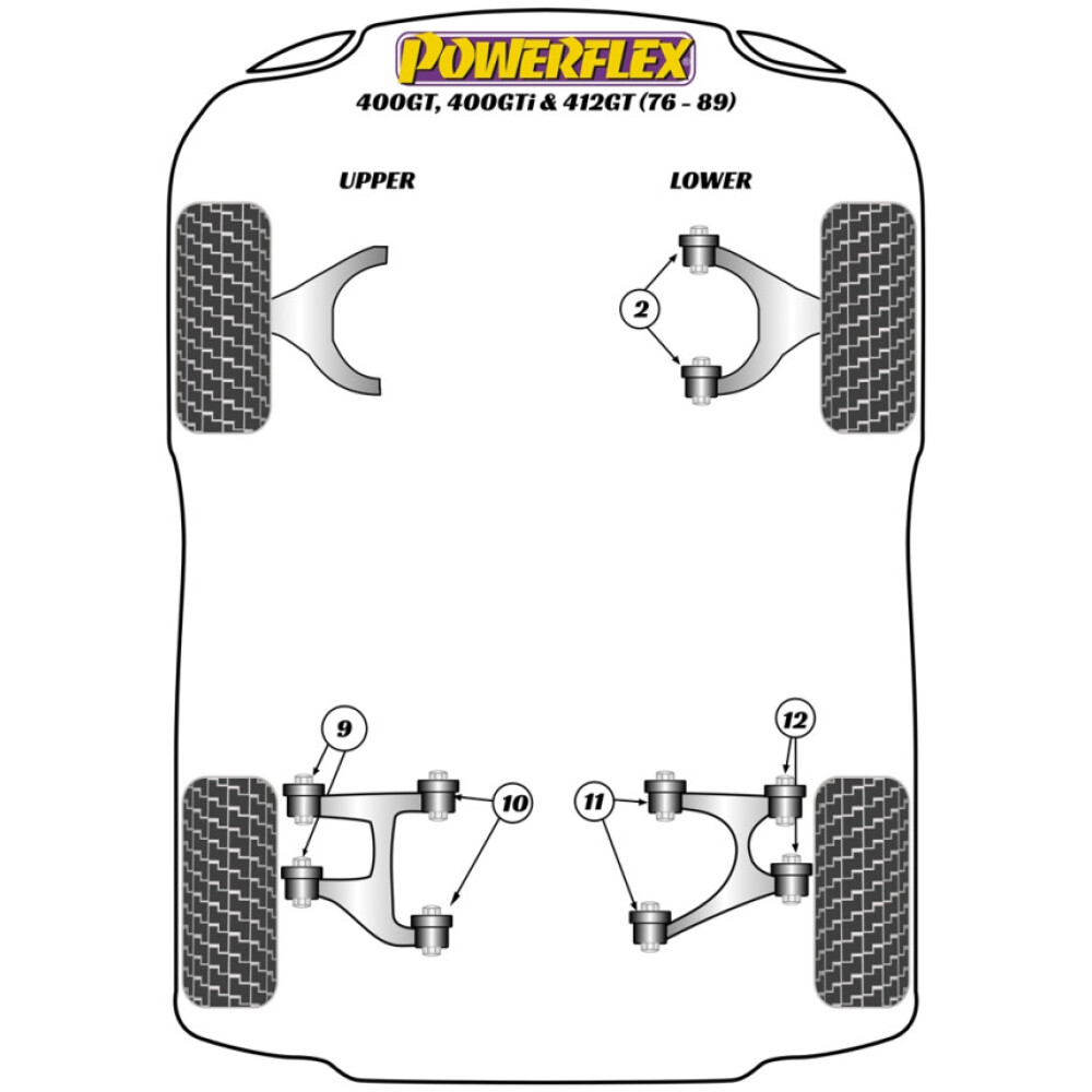 Powerflex Ferrari 400GTi, 412GT (1976 - 1989) Perno guida di montaggio ruota PowerAlign (1) PF99-514-15 2 Powerflex Ferrari 400GTi, 412GT (1976 - 1989) Perno guida di montaggio ruota PowerAlign (1) PF99-514-15 - immagine 2