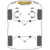 Powerflex Maserati Kyalami (1976 - 1983)    Boccola del braccio oscillante superiore anteriore Fig.1 (4) PF17-200 - immagine 2