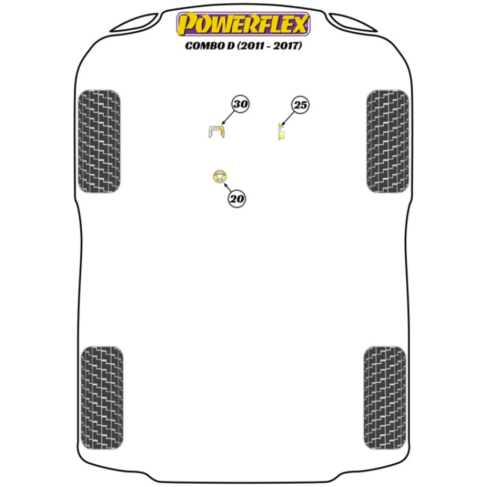 Powerflex Vauxhall / Opel Combo D (2011 - 2017) Perno guida di montaggio ruota PowerAlign (1) PF99-512-125 2 Powerflex Vauxhall / Opel Combo D (2011 - 2017) Perno guida di montaggio ruota PowerAlign (1) PF99-512-125 - immagine 2