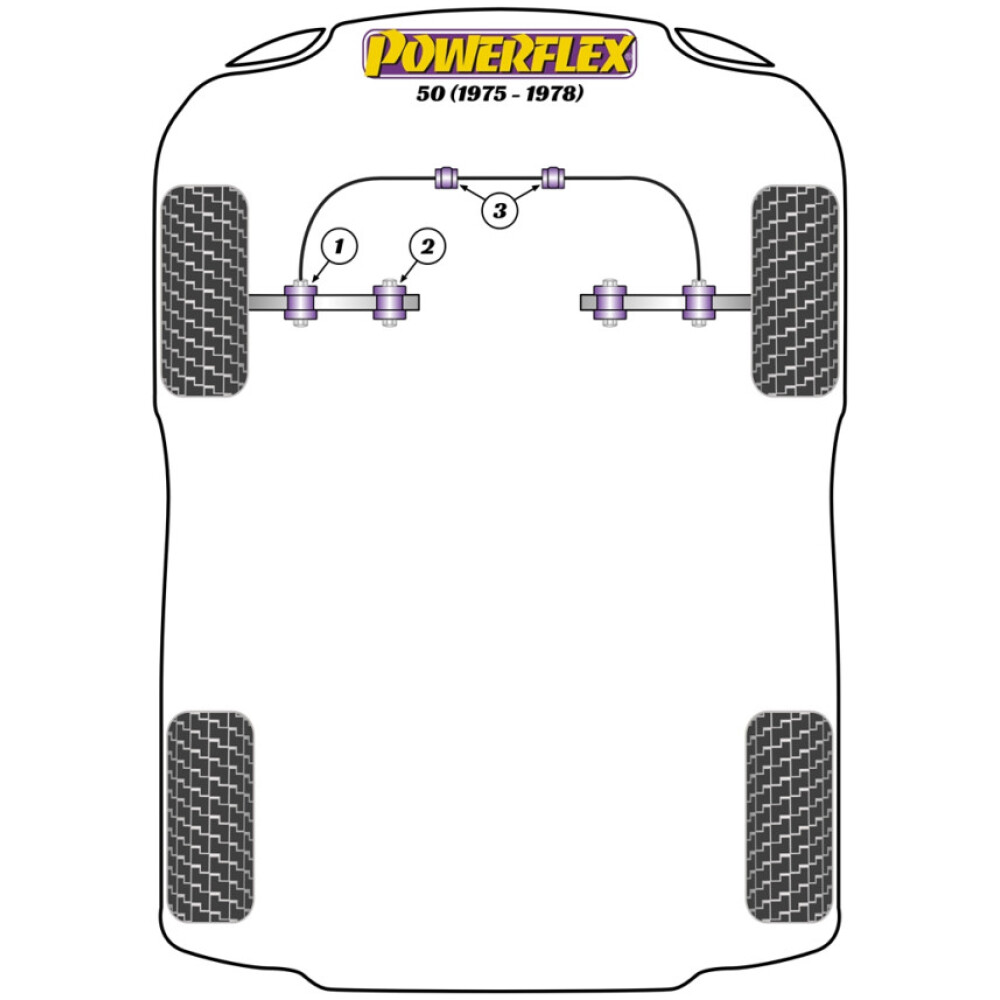 Powerflex Audi 50 (1975 - 1978) Perno guida di montaggio ruota PowerAlign (1) PF99-512-15 2 Powerflex Audi 50 (1975 - 1978) Perno guida di montaggio ruota PowerAlign (1) PF99-512-15 - immagine 2