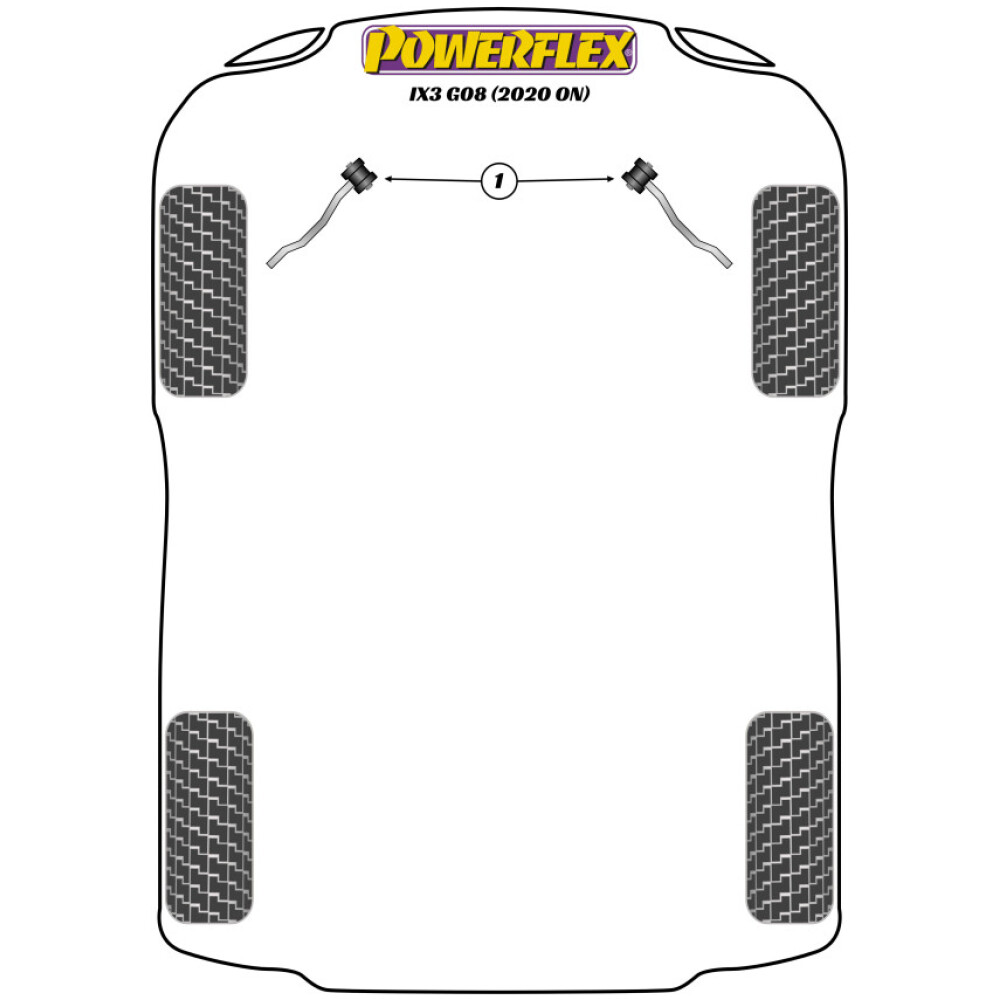 Powerflex BMW iX3 G08 (2020 in poi) Perno guida di montaggio ruota PowerAlign (1) PF99-514-125 2 Powerflex BMW iX3 G08 (2020 in poi) Perno guida di montaggio ruota PowerAlign (1) PF99-514-125 - immagine 2