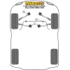 Powerflex Mercedes-Benz Classe C CL203 Sport-Coupe/CLC (2000-2011)   Boccola interna del braccio inferiore anteriore regolabile Camber Fig.1 (2) PFF40-501G - immagine 2