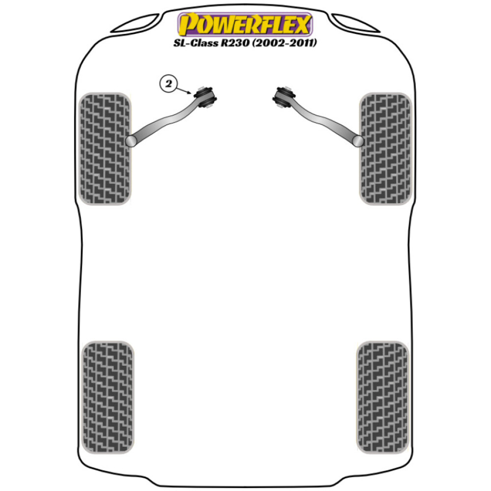 Powerflex Mercedes-Benz SL-Class R230 (2002-2011)    Perno guida di montaggio ruota PowerAlign (1) PF99-514-15 - immagine 2