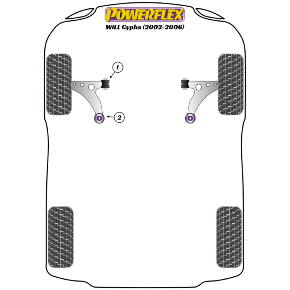 Powerflex Toyota WiLL Cypha (2002 - 2005) Kit bulloni di camber PowerAlign (14 mm) (1) PFA100-14 2 Powerflex Toyota WiLL Cypha (2002 - 2005) Kit bulloni di camber PowerAlign (14 mm) (1) PFA100-14 - immagine 2