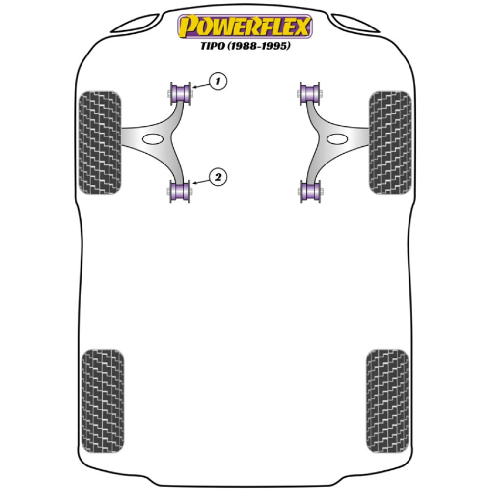 Powerflex Fiat Tipo (1988-1995) Perno guida di montaggio ruota PowerAlign (1) PF99-512-125 2 Powerflex Fiat Tipo (1988-1995) Perno guida di montaggio ruota PowerAlign (1) PF99-512-125 - immagine 2