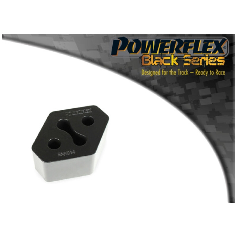 Powerflex Renault  Clio V6 (2001 - 2005)   Supporto scarico (1) EXH014BLK