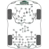 Powerflex Lancia Delta HF Integrale incl. Evo (1986 - 1995)    Boccola posteriore dell'asta di collegamento del cambio Fig.30 (1) PFF30-330H - immagine 2