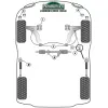 Powerflex Seat  Cordoba MK1 6K (1993-2002)   Boccola e inserti di montaggio del motore anteriore inferiore Fig.20 (1) PFF85-280BLK - immagine 3