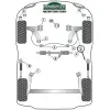 Powerflex Seat  Toledo MK1 1L (1992 - 1999)   Inserto supporto motore inferiore posteriore Fig.20 (1) PFF85-245BLK - immagine 3