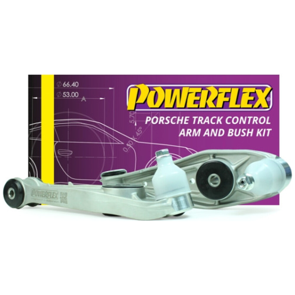 Powerflex Porsche 987C Cayman (2005 - 2012)    Kit braccio oscillante e boccola di controllo della pista Fig.5R (2) PF57K-1001BLK