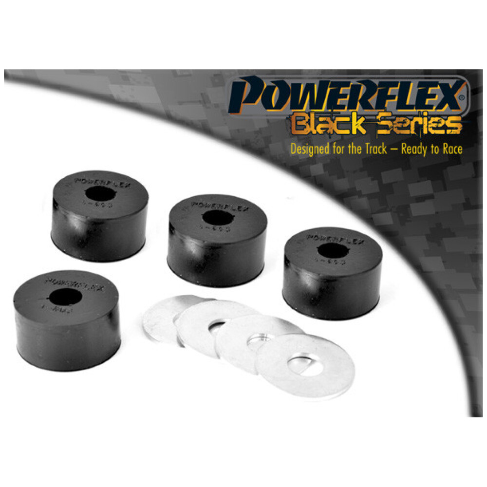 Powerflex Alfa Romeo 164 V6 & Twin Spark (1987 -1998)    Supporto del collegamento terminale della barra antirollio anteriore alla boccola del braccio Fig.3 (2) PFF1-603BLK