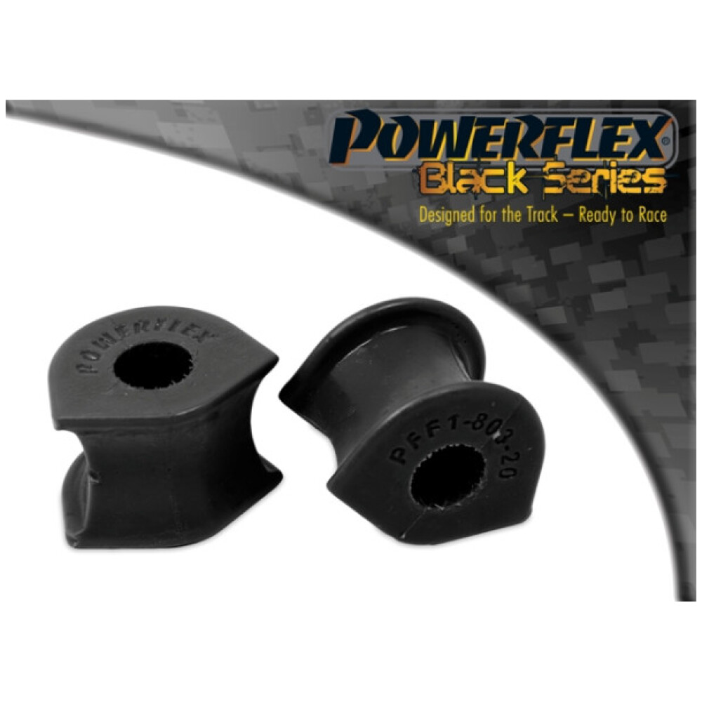 Powerflex Alfa Romeo GTV & Spider 916 2.0 & V6 (1995-2005)    Boccola barra antirollio anteriore (95-02) 20 mm Fig.3 (2) PFF1-803-20BLK