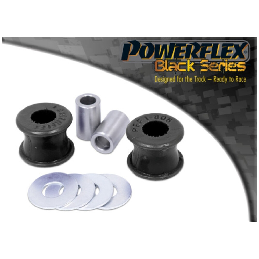 Powerflex Alfa Romeo GTV & Spider 916 2.0 & V6 (1995-2005)    Barra antirollio anteriore alla boccola della barra di collegamento Fig.6 (2) PFF1-806BLK